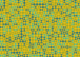 Abstract Geometric Pattern generative computational art illustration