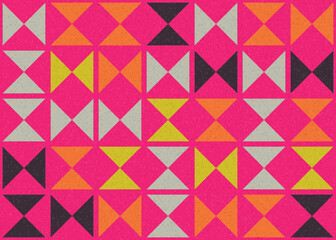 Abstract Geometric Pattern generative computational art illustration