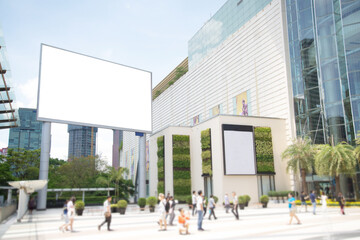 people walking in the city