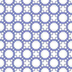Seamless vector pattern in geometric ornamental design background 