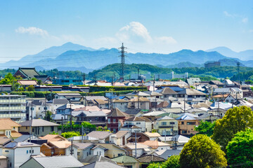 Japan's residential area, suburbs of Tokyo 　日本の住宅地、東京郊外