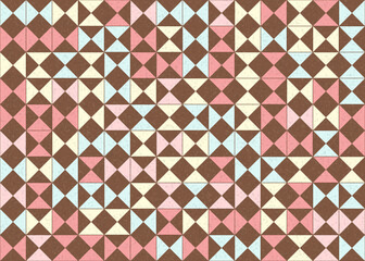 Abstract Geometric Pattern generative computational art illustration