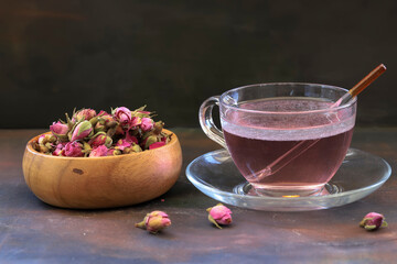Small rose buds and Bud rose tea, Rosa damascena