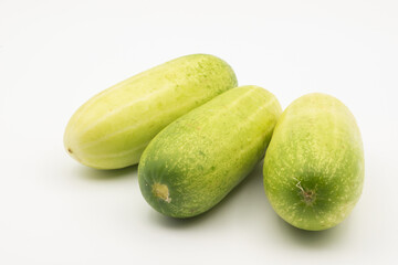 cucumber isolated on white background