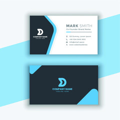 Modern Business Card - Creative and Clean Business Card Template.