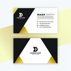 Modern Business Card - Creative and Clean Business Card Template.