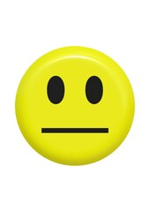 smiley face on white