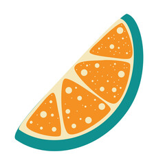 Lemon slice. Fresh citrus. Cut lemons fruit slice and zest for lemonade juice or vitamin c logo. Isolated cartoon vector illustration icon.