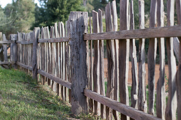 Fototapeta premium Timber fence