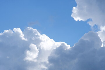 Naklejka na ściany i meble clouds and blue sky in nature background