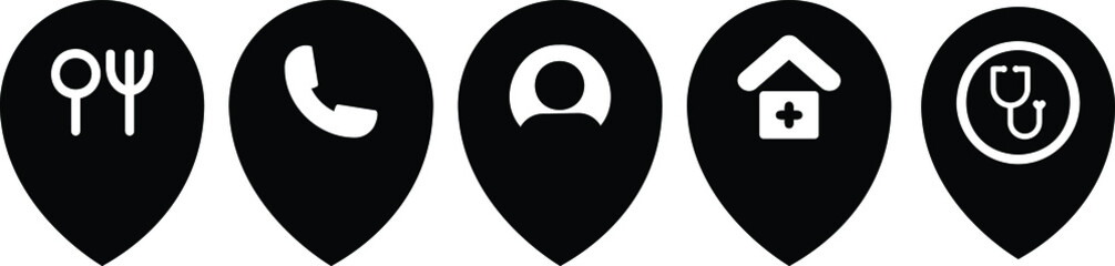 Media Icons GPS for websites and applications