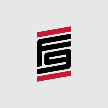Vector logotype. F9 - design element or icon. Letter F and number 9 - logo.