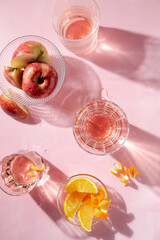 still life with fruit