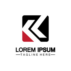  Letter K logo icon illustration design template.Graphic Alphabet Symbol for business finance logotype. Graphic Alphabet Symbol for Corporate Business Identity.