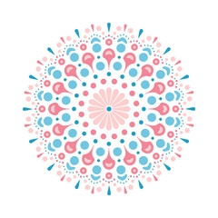 Vector dot painting mandalas. Aboriginal style of dot painting