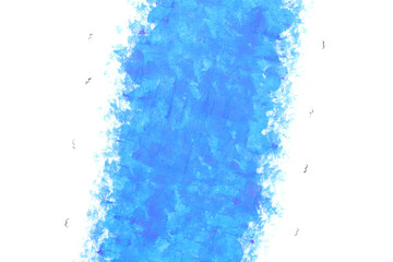 水 波 ブルー 水彩 海 鳥 背景