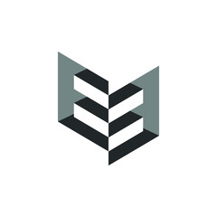 E Letter Logo Lettermark E Monogram - Typeface Type Emblem Character Trademark