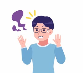 Man with glasses dressed in blue