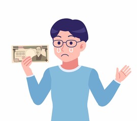 Man with glasses dressed in blue