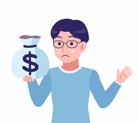 Man with glasses dressed in blue