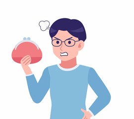 Man with glasses dressed in blue