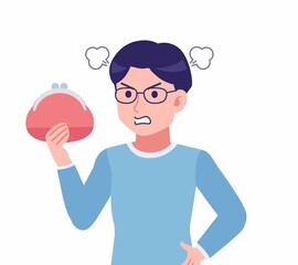 Man with glasses dressed in blue