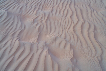 beautiful sand patterns in the Abu Dhabi desert