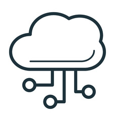 Network Sharing Vector Icon