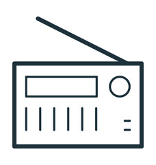 Radio Vector Icon
