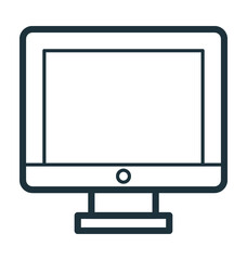 Monitor Vector Icon