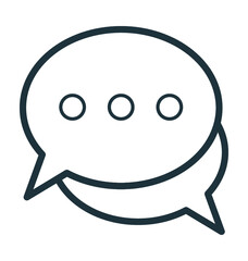 Speech Balloons Vector Icon


