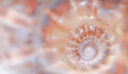 Glowing orange-blue background in the form of a spiral