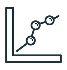 Graph Report Vector Icon