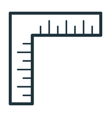 Set Square Vector Icon