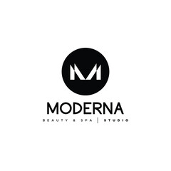 M Letter Logo Lettermark Monogram - Typeface Type Emblem Character Trademark