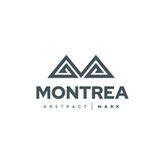 M Letter Logo Lettermark Monogram - Typeface Type Emblem Character Trademark
