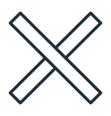 Delete Sign Vector Icon