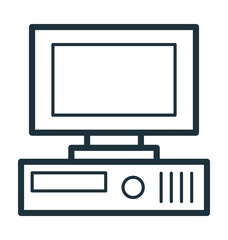 Monitor Vector Icon