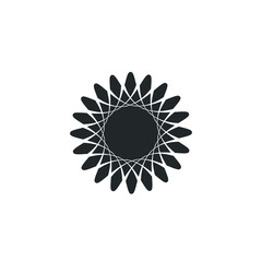 Water lily Lotus logo Flower logo - beauty spa flower symbol wellness health meditation beauty luxury natural fitness yoga lifestyle treatment petals salon organic calming cosmetics