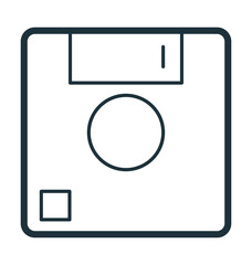 Floppy Drive Vector Icon