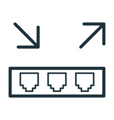 Internet Outlet Vector Icon