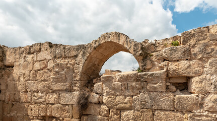 The remains  of the Maresha city in Beit Guvrin, near Kiryat Gat, in Israel