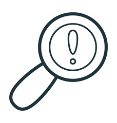 Magnification Colored Vector Icon