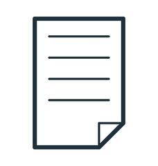 Document Colored Vector Icon