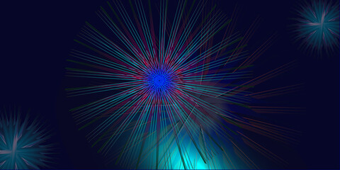 abstract fireworks background