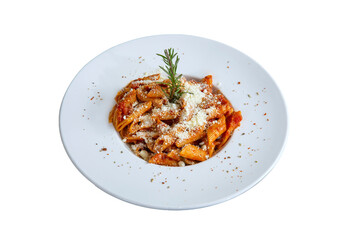 The pasta penne arrabiata