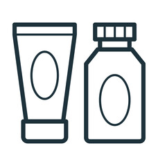 Cream Bottle Vector Icon
