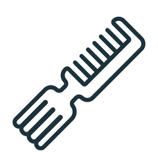Comb with Tinting Vector Icon