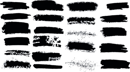 Brush Set, Brush Strokes. Vektor	
