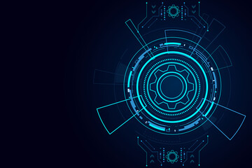 digital technology and engineering, digital telecoms concept, Hi-tech,futuristic technology background, vector illustration.	
